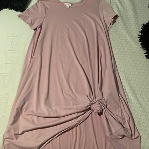 Lularoe pink dress, new.